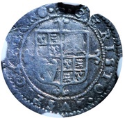 2 Pence - Charles II 3rd hammered issue, United Kingdom, 1660-1662 reverse image