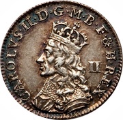 2 Pence - Charles II Milled Coinage obverse image