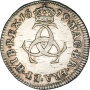 3 Pence - Charles II incl. Maundy, United Kingdom, 1670-1684 reverse image