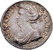 3 Pence - Anne 1st and 2nd busts; incl. Maundy obverse image