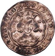 1 Groat - Edward III 4th issue; Pre-treaty period, series G obverse image
