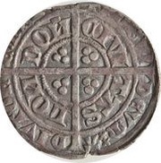 1 Groat - Richard II type II, United Kingdom, 1377-1399 reverse image