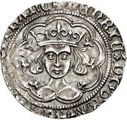 1 Groat - Henry VI Rosette-mascle issue; London mint obverse image