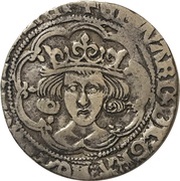 1 Groat - Henry VI Pinecone-mascle issue; London mint obverse image
