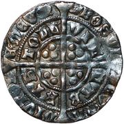 1 Groat - Edward IV light coinage; Bristol mint, United Kingdom, 1465-1469 reverse image