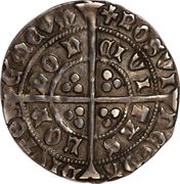 1 Groat - Henry VI London mint, United Kingdom, 1470-1471 reverse image