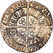 1 Groat - Richard III type 3; sun and rose, United Kingdom, 1483-1485 reverse image