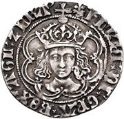 1 Groat - Henry VII facing bust; London mint obverse image