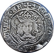 1 Groat - Henry VII facing bust; London mint obverse image