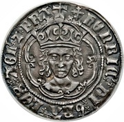 1 Groat - Henry VII facing bust; London mint obverse image