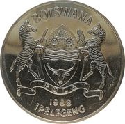 5 Pula Pope's Visit obverse image