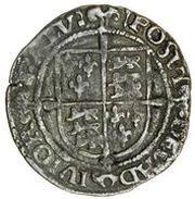 1 Groat - Edward VI 1st period; Tower mint, United Kingdom, 1547-1549 reverse image