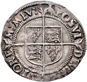 1 Groat - Elizabeth I 2nd issue, United Kingdom, 1560-1561 reverse image