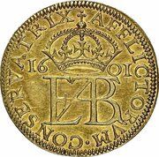 1 Groat - Elizabeth I 7th issue; Pattern, United Kingdom, 1601 reverse image