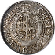 1 Groat - Charles I Aberystwyth mint; bust within circle, United Kingdom, 1638-1642 reverse image