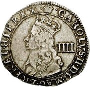 4 Pence - Charles II 3rd hammered issue obverse image