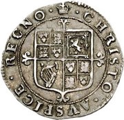 4 Pence - Charles II 3rd hammered issue, United Kingdom, 1660-1662 reverse image