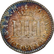 4 Pence - James II incl. Maundy, United Kingdom, 1686-1688 reverse image