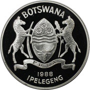 5 Pula Summer Olympics obverse image