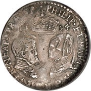 6 Pence - Philip and Mary obverse image