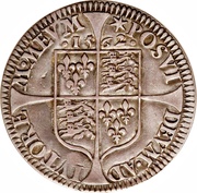 6 Pence - Elizabeth I Milled issue; Cross pattée, United Kingdom, 1562-1564 reverse image