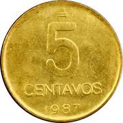 5 Centavos Weight 4 g reverse image