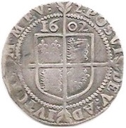 6 Pence - Elizabeth I 7th issue, United Kingdom, 1601-1602 reverse image