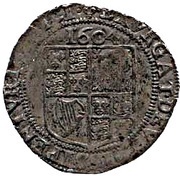 6 Pence - James I 1st issue; 2nd bust, United Kingdom, 1603-1604 reverse image