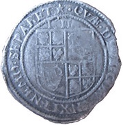 6 Pence - James I 2nd issue; 4th bust, United Kingdom, 1605-1616 reverse image