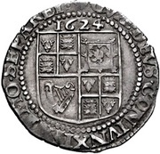 6 Pence - James I 3rd issue; 6th bust, United Kingdom, 1620-1624 reverse image