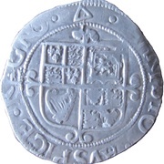 6 Pence - Charles I 6th bust; group F, United Kingdom, 1639-1645 reverse image