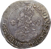 6 Pence - Charles I Oxford mint obverse image