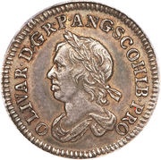 6 Pence - Oliver Cromwell obverse image