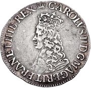 6 Pence - Charles II 1st hammered issue obverse image