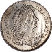6 Pence - Charles II Milled issue obverse image