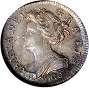 6 Pence - Anne obverse image