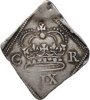 9 Pence - Charles I Newark siege coinage obverse image