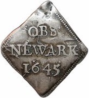 9 Pence - Charles I Newark siege coinage, United Kingdom, 1645-1646 reverse image