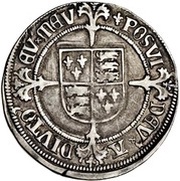 1 Testoon - Henry VII Profile issue, United Kingdom, 1502-1505 reverse image