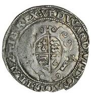 1 Shilling - Edward VI 2nd period; 1st issue, United Kingdom, 1549 reverse image