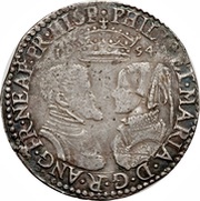 1 Shilling - Philip and Mary obverse image