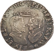 1 Shilling - Philip and Mary obverse image