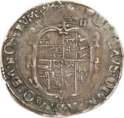 1 Shilling - Philip and Mary, United Kingdom, 1554-1555 reverse image