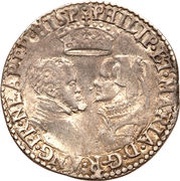 1 Shilling - Philip and Mary obverse image