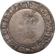 1 Shilling - Elizabeth I 6th issue obverse image