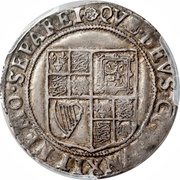 1 Shilling - James I 2nd issue; 3rd bust, United Kingdom, 1604-1616 reverse image