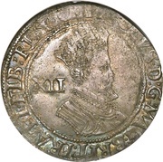 1 Shilling - James I 2nd issue; 4th bust obverse image