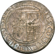 1 Shilling - James I 2nd issue; 4th bust, United Kingdom, 1605-1609 reverse image