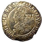 1 Shilling - Charles I Group C; 3rd bust, type 2a obverse image