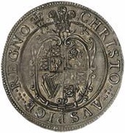 1 Shilling - Charles I Group C; 3rd bust, type 2b, United Kingdom, 1630-1632 reverse image